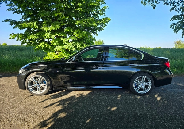 BMW Seria 3 cena 74900 przebieg: 141000, rok produkcji 2015 z Leszno małe 211